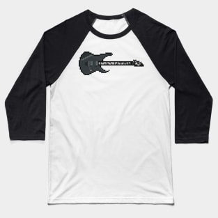 Pixel Black Ape-X 7-String Guitar Baseball T-Shirt